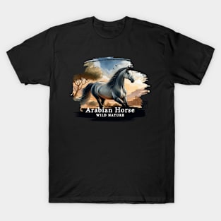 Arabian Horse - WILD NATURE - HORSE -15 T-Shirt